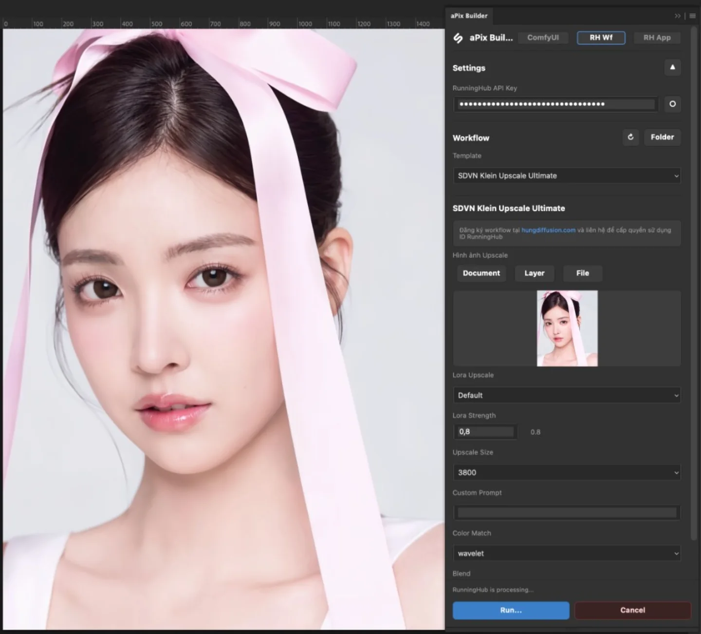 Plugin Photoshop aPix Builder trong Adobe Photoshop